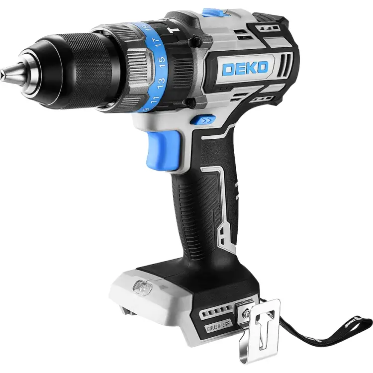 Аккумуляторная ударная бесщеточная дрель шуруповерт DEKO DKCID20 063-4456 Аккумуляторная ударная бесщеточная дрель шуруповерт DEKO DKCID20 063-4456