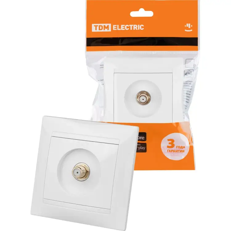 Телевизионная розетка TDM ELECTRIC Лама SQ1815-0021