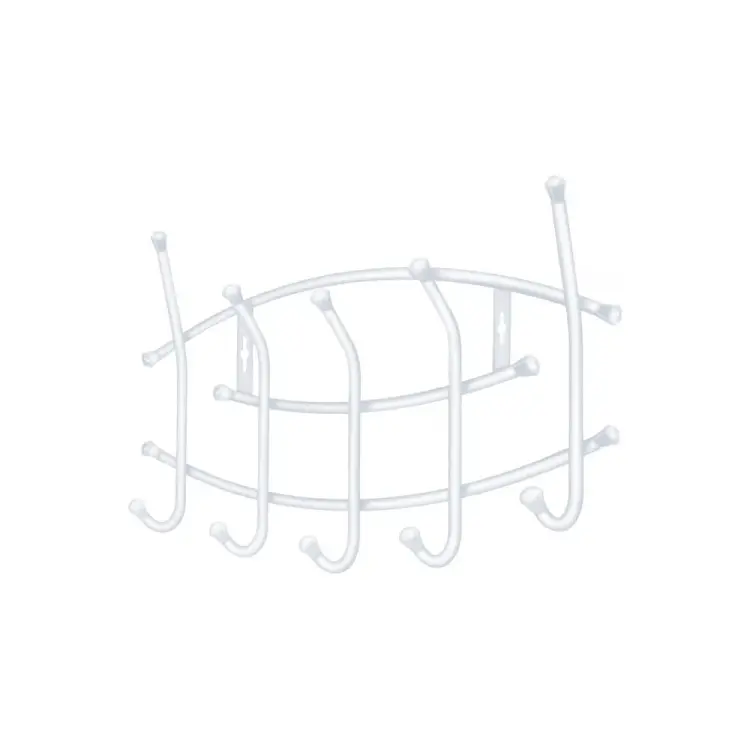 Настенная вешалка Nika НИКА ВНТ3 ВНТ3/МБ матовый белый