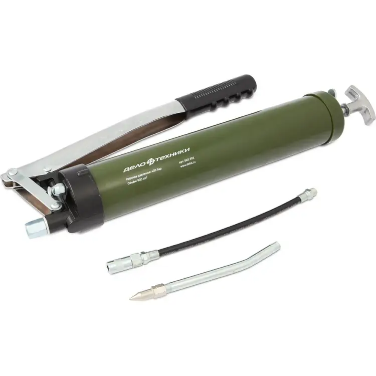 Плунжерный шприц для смазки Дело Техники 865592 Плунжерный шприц для смазки Дело Техники 865592