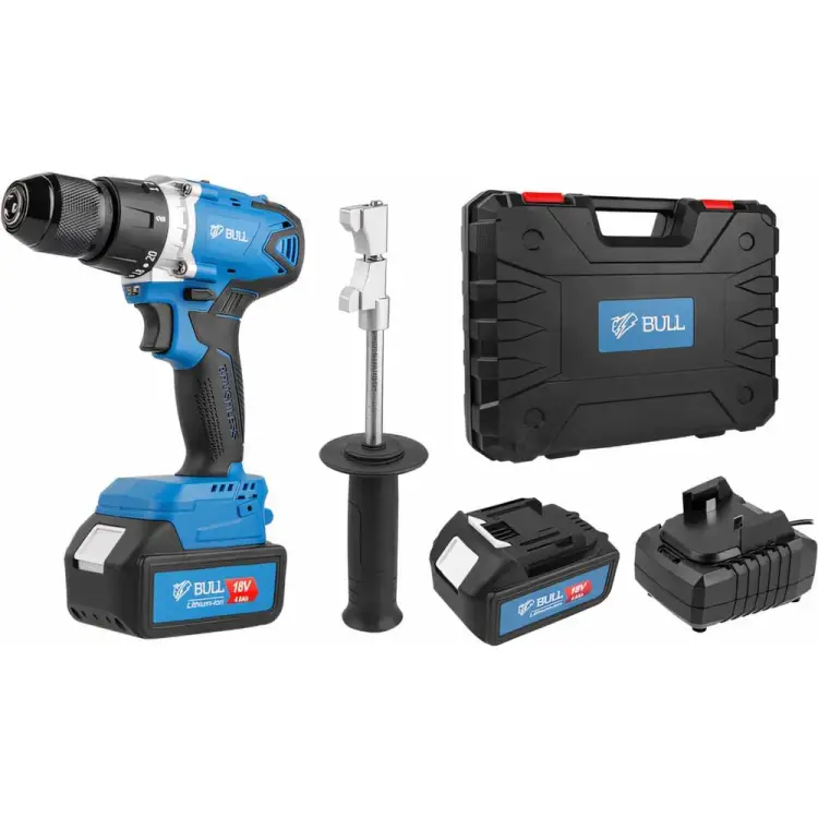 Аккумуляторная дрель-шуруповерт BULL SR 1802 04040329 Аккумуляторная дрель-шуруповерт BULL SR 1802 04040329