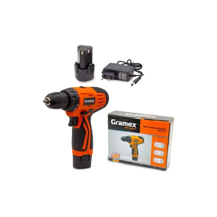 Аккумуляторная дрель Gramex HCD-12-1 18142