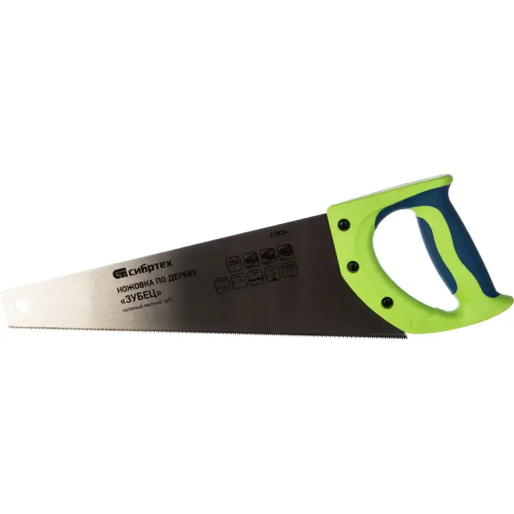 Ножовка по дереву для точных пильных работ СИБРТЕХ Зубец 23826