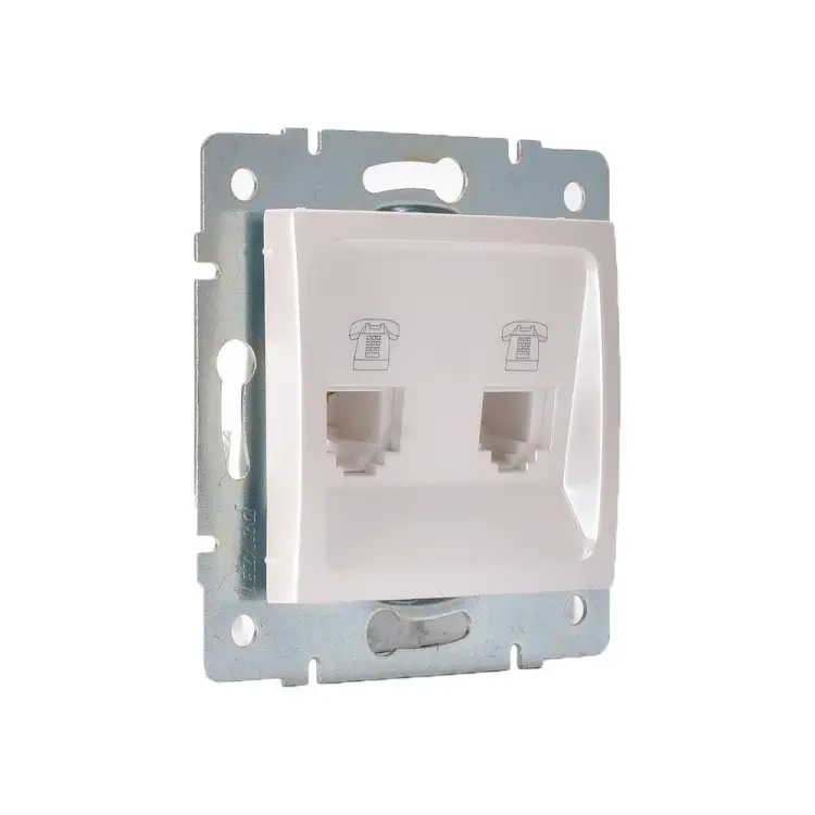 Телефонная двойная розетка Lezard KARINA 707-3088-138