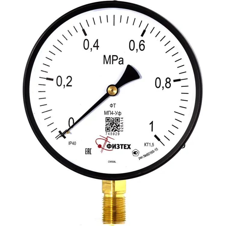 Манометр ПО Физтех, АО МП4-Уф 4687205178558
