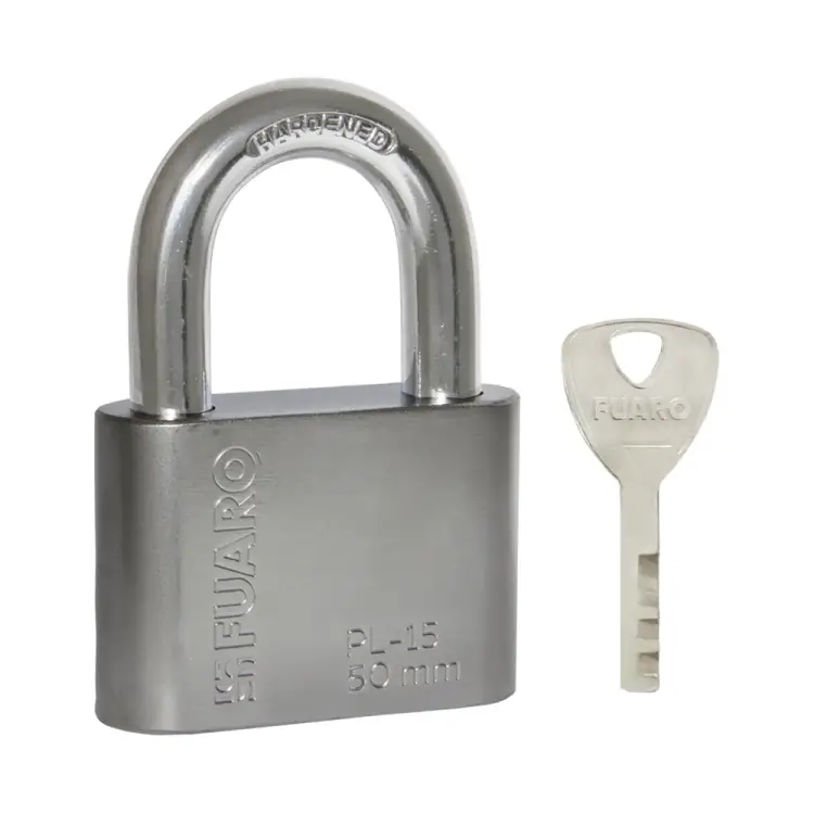 Навесной замок Fuaro PL-15-50 Nickel 42285