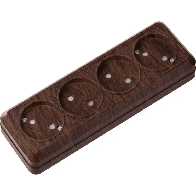 Четырехместная горизонтальная розетка TDM ELECTRIC Ладога SQ1801-0329