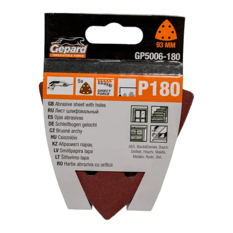 Самосцепляющийся шлифлист Gepard GP5006-180 Самосцепляющийся шлифлист Gepard GP5006-180