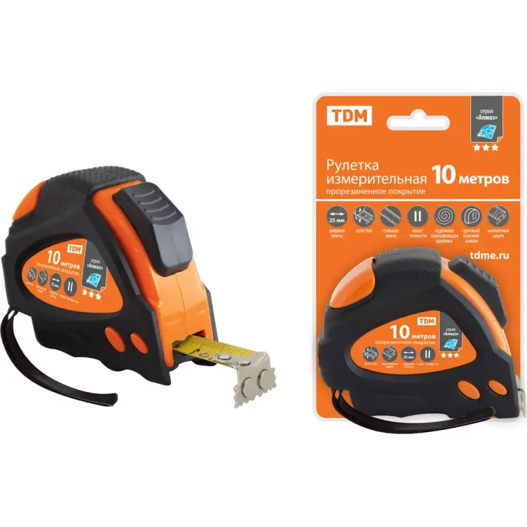 Рулетка TDM ELECTRIC Алмаз SQ1018-0112