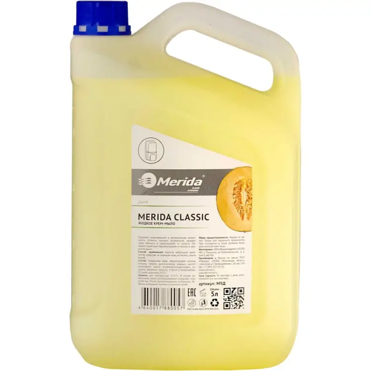 Кремовое жидкое мыло Merida Классик М9Д