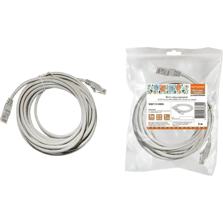 Литой патч-корд TDM ELECTRIC народный SQ0115-0006