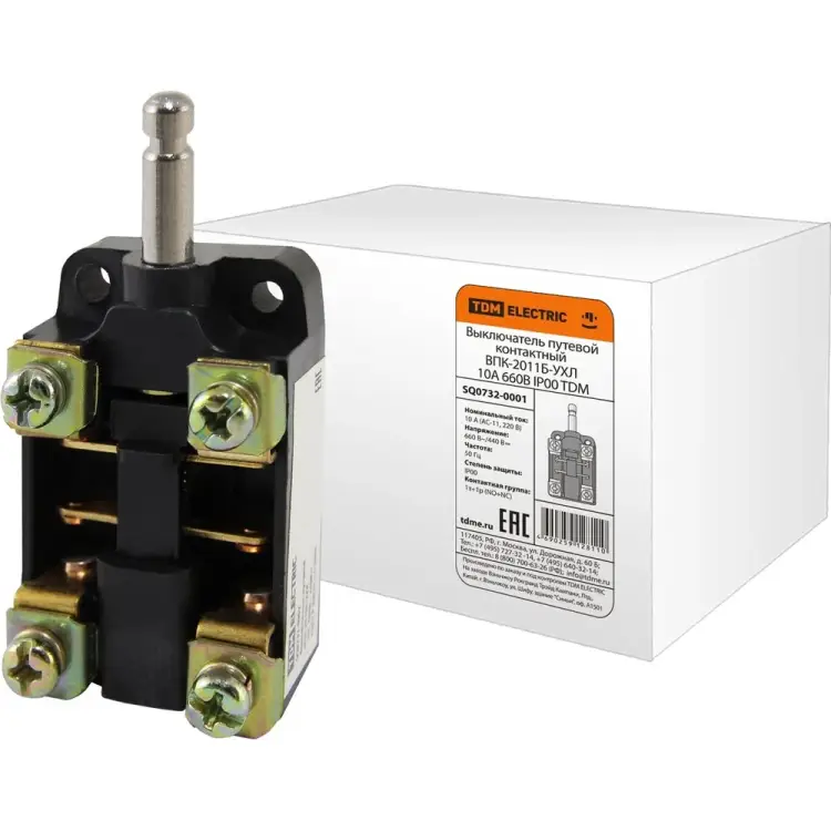 Контактный путевой выключатель TDM ELECTRIC ВПК-2011Б-УХЛ SQ0732-0001