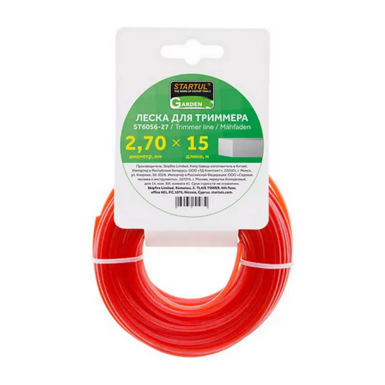Леска для триммера STARTUL Garden ST6056-27