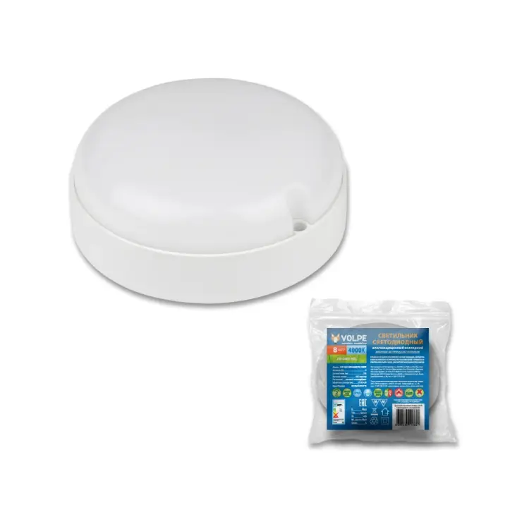 Влагозащищенный светодиодный светильник Volpe ULW-Q223 UL-00004567