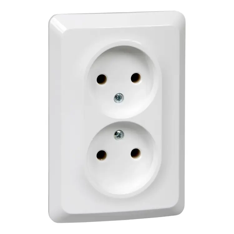 Двойная розетка Systeme Electric ЭТЮД PC16-105B