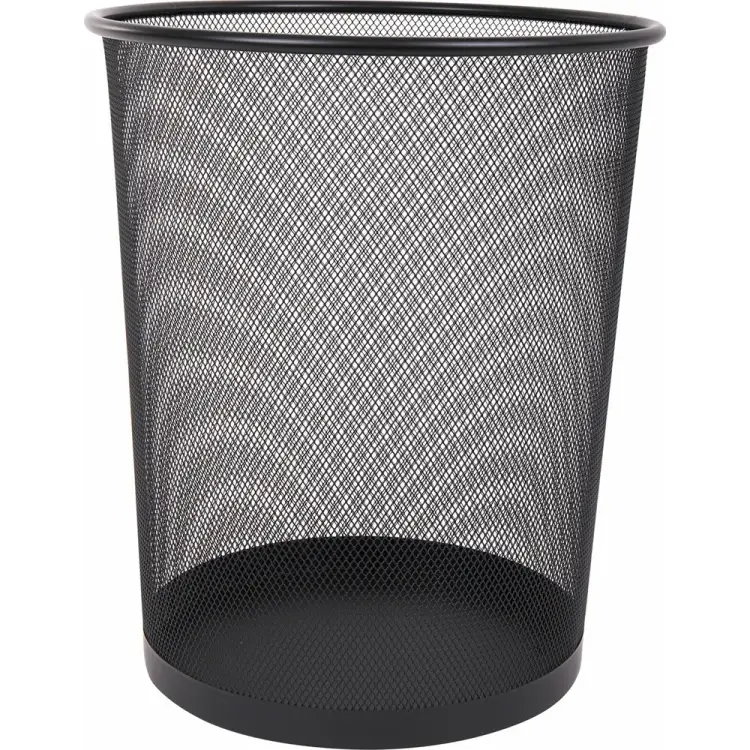 Большая металлическая корзина для бумаг BRAUBERG Germanium 231956