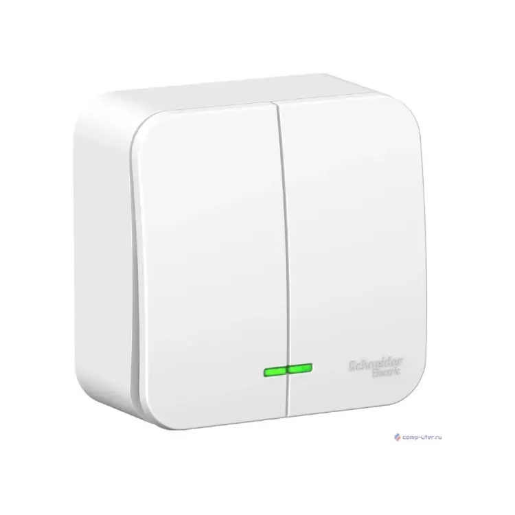 Двухклавишный выключатель Systeme Electric BLANCA BLNVA105101
