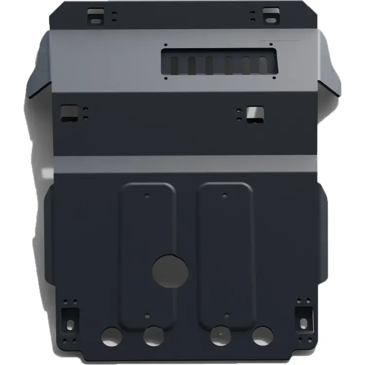 Защита картера и КПП для Toyota LC 120 Prado 2002-2009, st 2mm АвтоБроня 1.05731.1