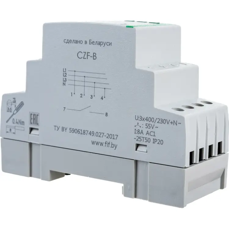 Автомат защиты электродвигателей Евроавтоматика F&F CZF-B EA04.001.002