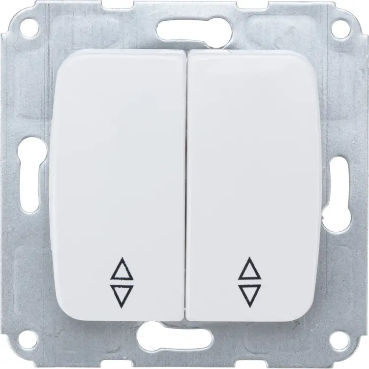 Двухклавишный проходной механизм переключателя KRANZ dea KR-78-0207