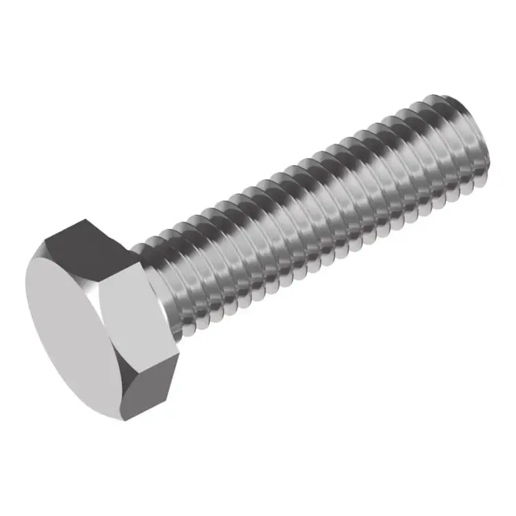 Болт Bohrer М16x70 из нерж. стали А2, DIN 933, 20 шт. DIN933-А2-16/70-20