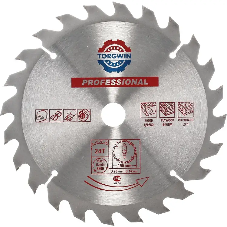 Пильный диск по дереву TORGWIN S94962