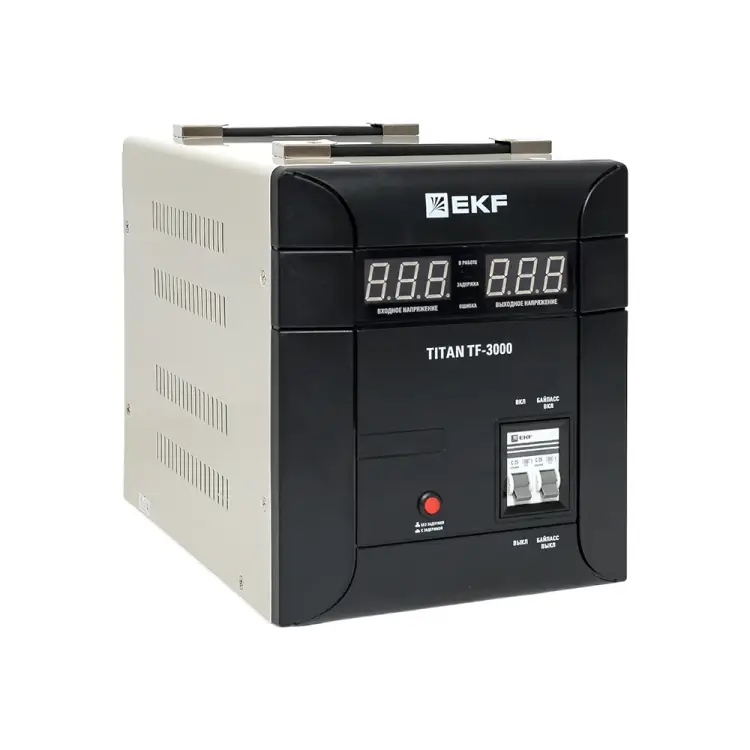 Электронный стабилизатор напряжения EKF TITAN -ТF-3000 stab-TF-3000