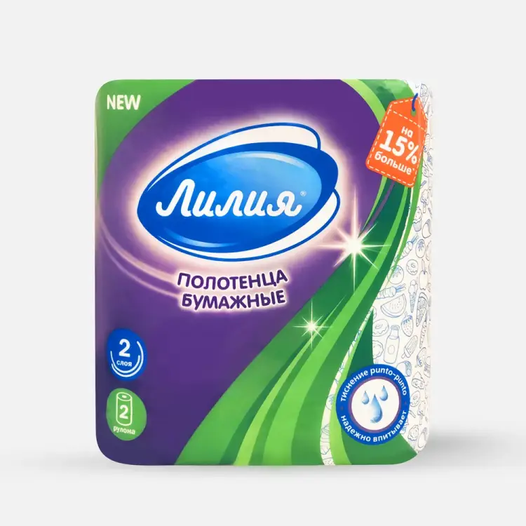 Бумажные полотенца Лилия 7570 Бумажные полотенца Лилия 7570
