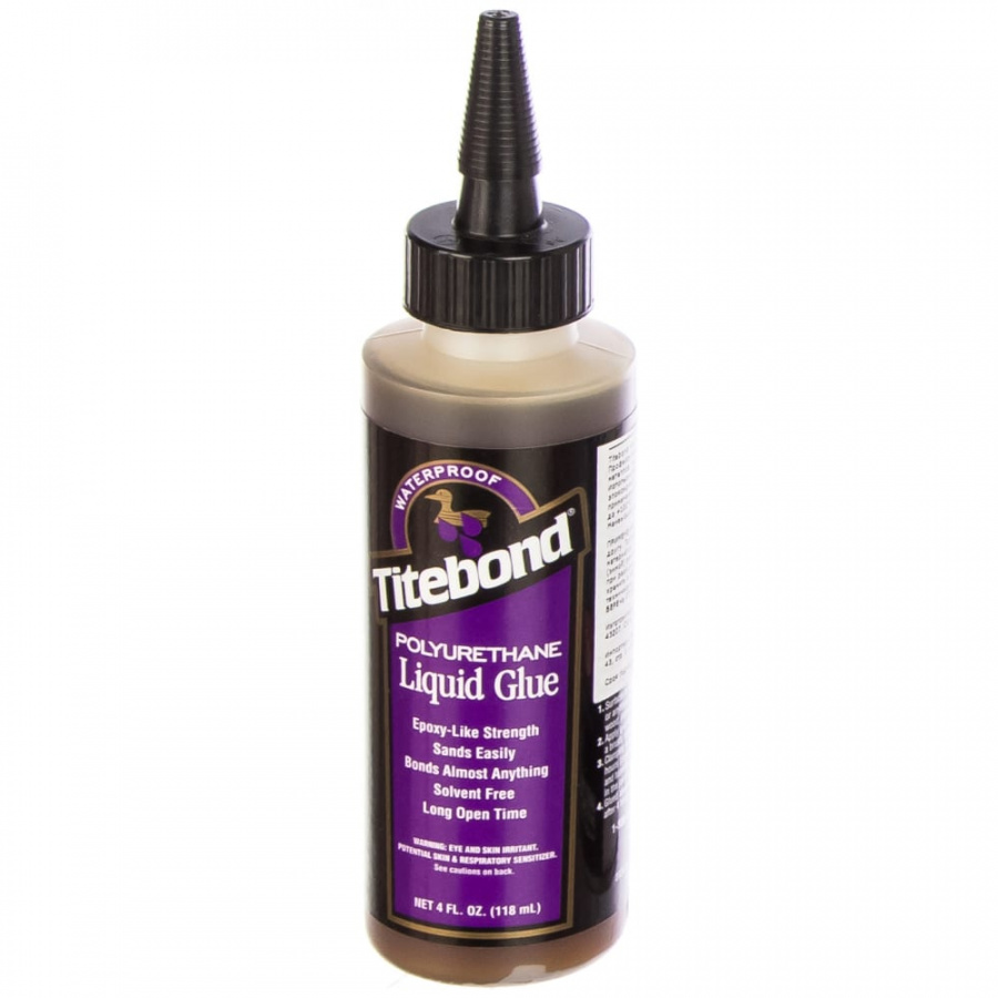 Полиуретановый клей для пористых и непористых материалов Titebond Polyurethane Wood Glue