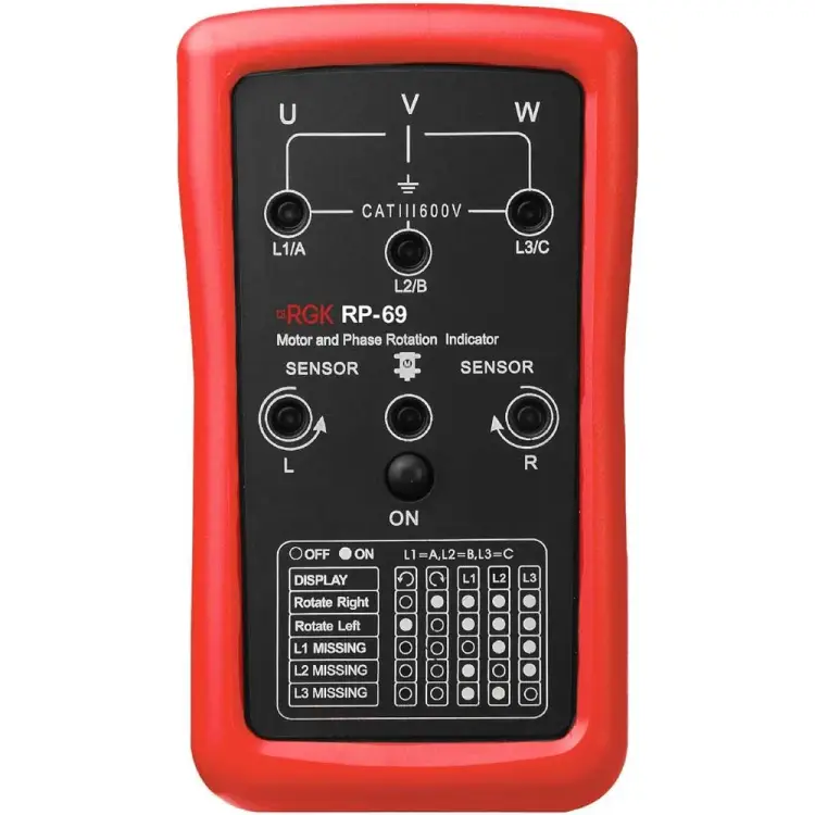 Индикатор чередования фаз RGK rp-69 755221