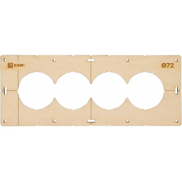 Шаблон для подрозетников EKF Expert sh-d72-4