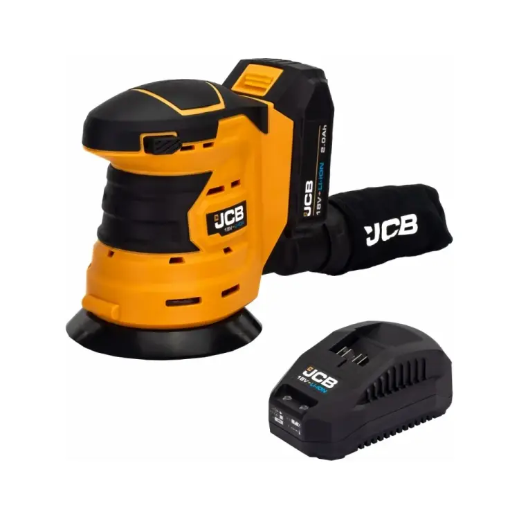 Аккумуляторная орбитальная шлифмашина JCB JCB-18OS-2XB-E(57232)