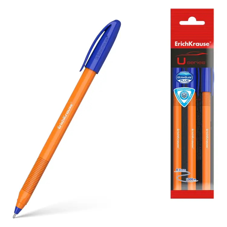 Набор шариковых ручек ErichKrause U-108 Stick Orange 47586