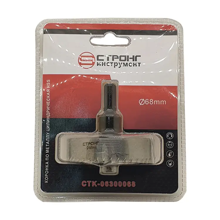 Стальная коронка по металлу Strong CTK-06300068 Стальная коронка по металлу Strong CTK-06300068
