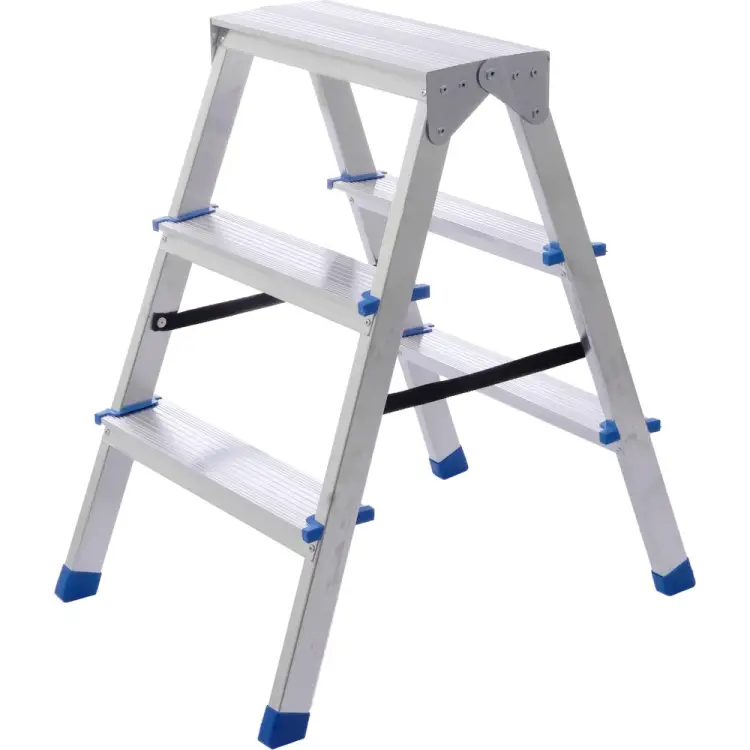 Двухсторонняя алюминиевая стремянка STAIRS AS203 Двухсторонняя алюминиевая стремянка STAIRS AS203