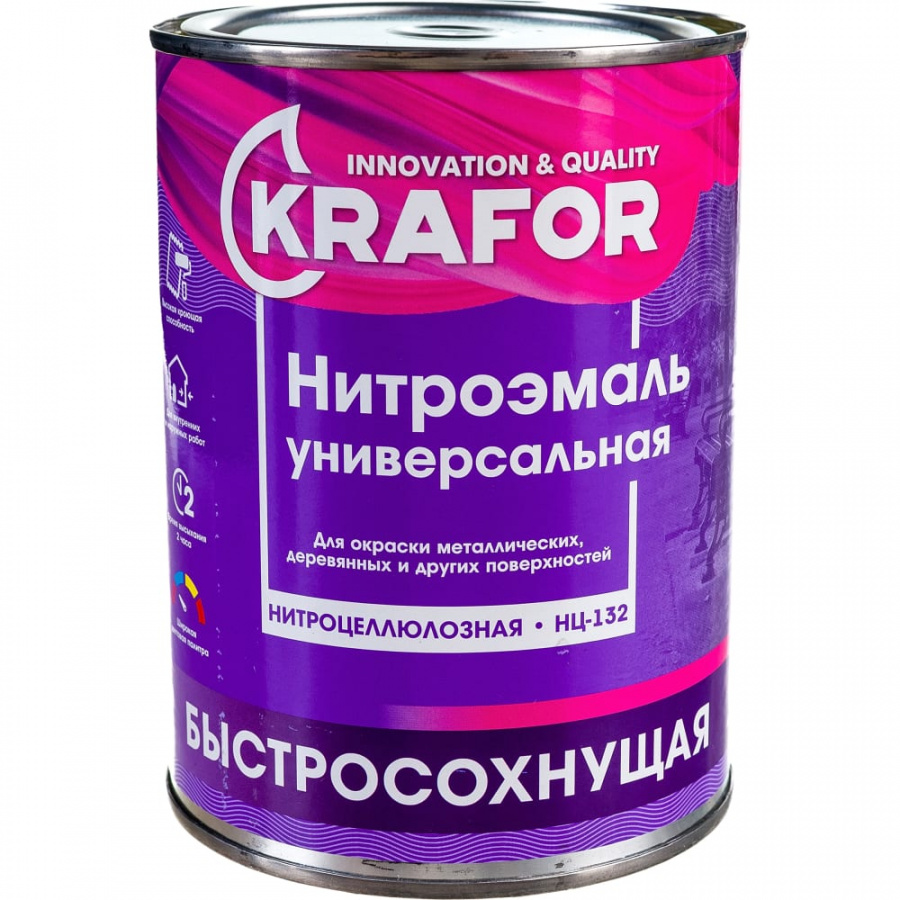 Эмаль KRAFOR НЦ-132