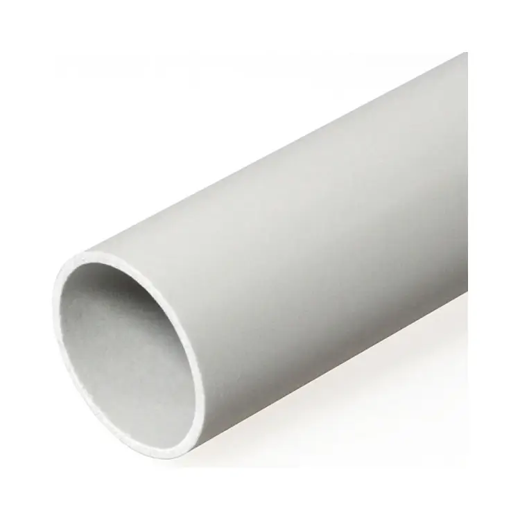 Легкая атмосферостойкая жесткая труба пвх Промрукав 02432 Легкая атмосферостойкая жесткая труба пвх Промрукав 02432