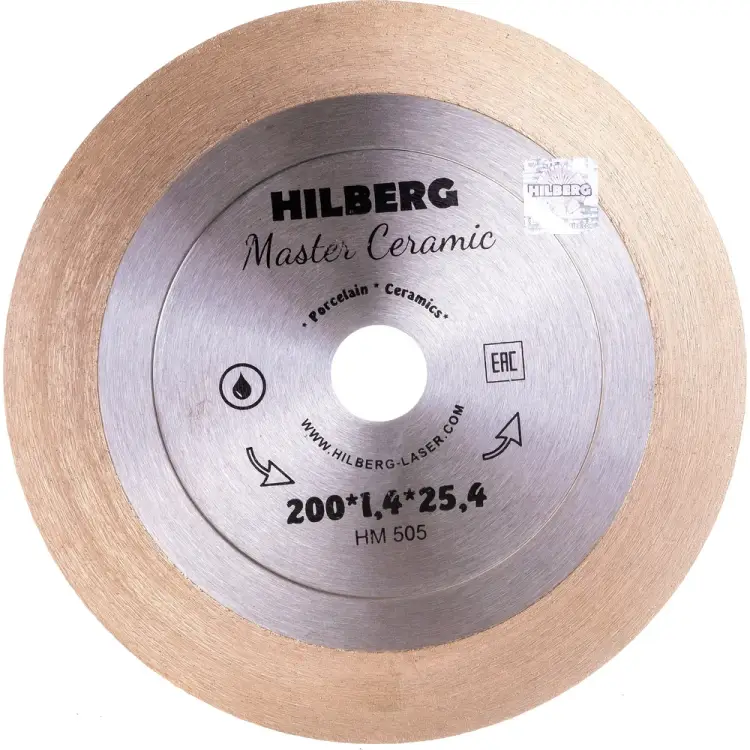 Отрезной диск алмазный Hilberg Master Ceramic HM505 Отрезной диск алмазный Hilberg Master Ceramic HM505
