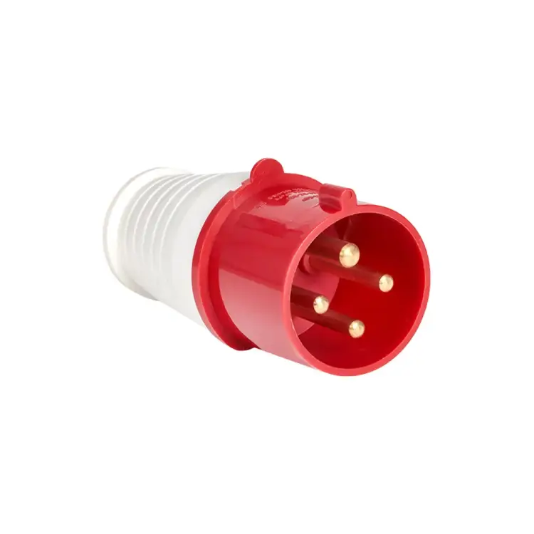 Переносная кабельная вилка EKF 32А ps-024-32-380 Переносная кабельная вилка EKF 32А ps-024-32-380