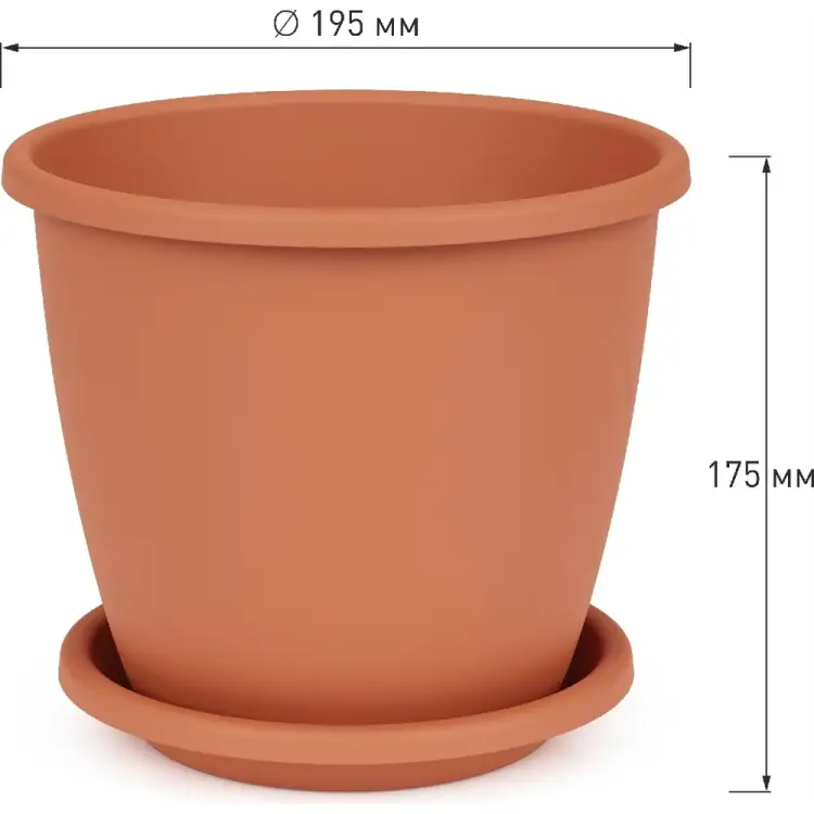 Цветочный горшок ЗПИ "Альтернатива" Афина М6542