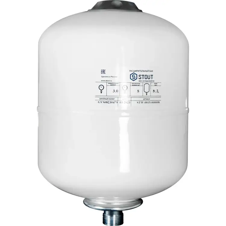 Расширительный бак для гвс STOUT Stw-0015-000008 RG00923CILS5OM