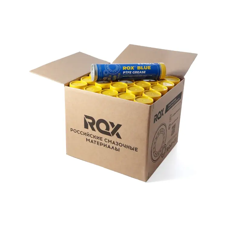 Высокотемпературная водостойкая тефлоновая автомобильная смазка ROX BLUE PTFE GREASE R613