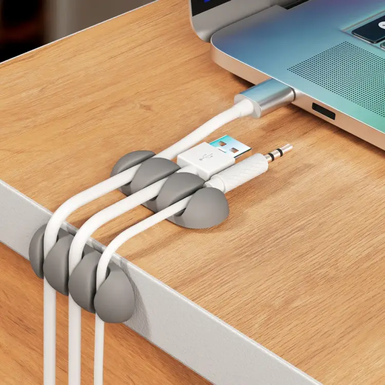 Самоклеящиеся держатели проводов Контакт 3 канала 24806