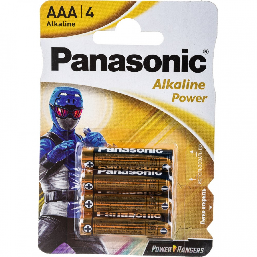 Элементы питания Panasonic LR03 Alkaline Power