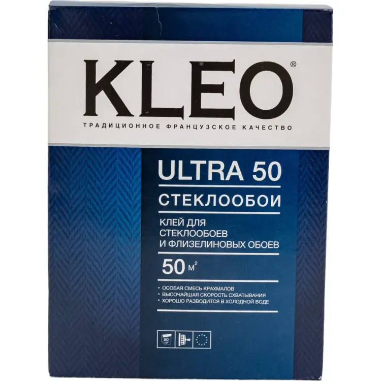 Сыпучий клей для стеклообоев и флизелиновых обоев KLEO 070 ULTRA 50 Сыпучий клей для стеклообоев и флизелиновых обоев KLEO 070 ULTRA 50