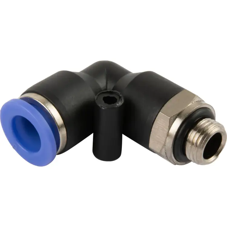 Цанговый L-образный фитинг Harrison HRS-PL12G02/5 Цанговый L-образный фитинг Harrison HRS-PL12G02/5
