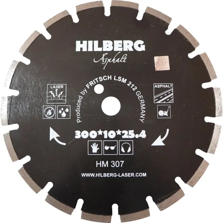 Отрезной алмазный диск Hilberg Hilberg Hard Materials Лазер асфальт HM307 Отрезной алмазный диск Hilberg Hilberg Hard Materials Лазер асфальт HM307