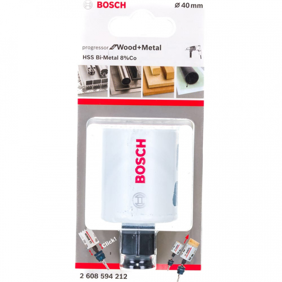 Биметаллическая коронка Bosch PROGRESSOR