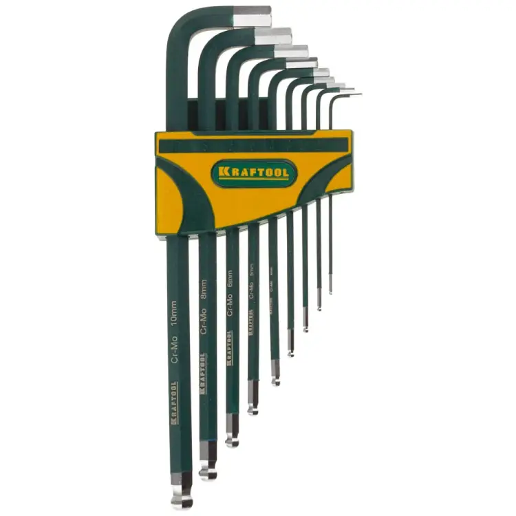 Набор имбусовых ключей KRAFTOOL INDUSTRIE 27445-H9 Набор имбусовых ключей KRAFTOOL INDUSTRIE 27445-H9