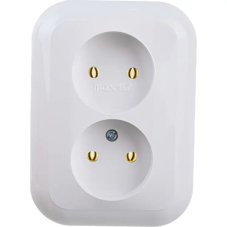 Двухместная розетка BYLECTRICA ГАРМОНИЯ РС16-237